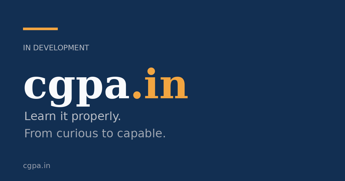 Link preview image for cgpa.in